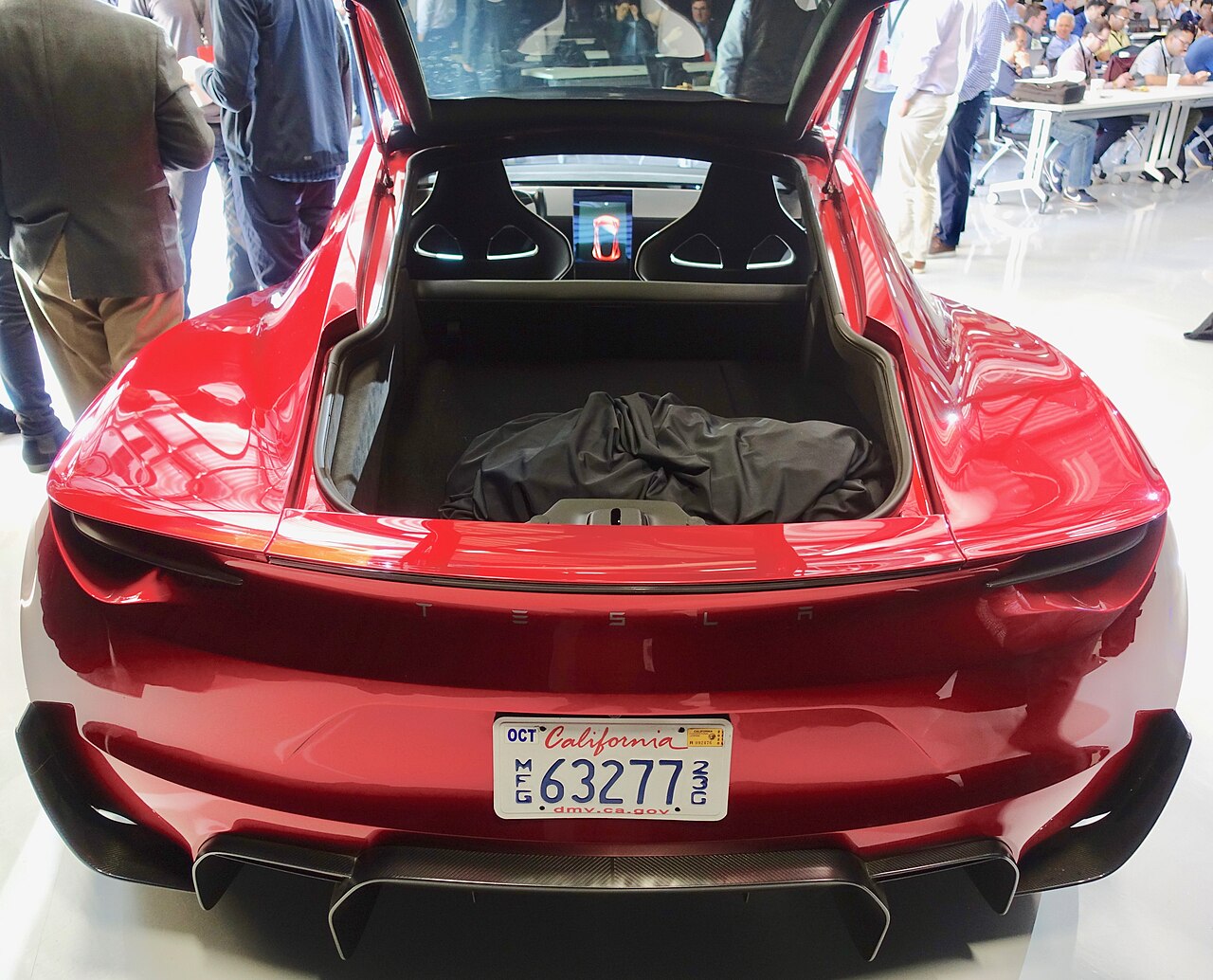Rear of Tesla Roadster 2.0