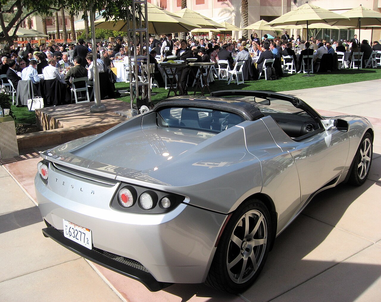 The Tesla has landed